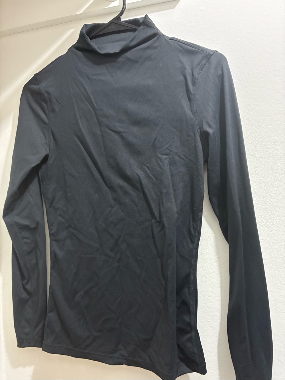 Yogalicious Black Zenly Evelyn Mock Neck Top